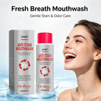 Anti-Stain Whitening Mouthwash for Fresh Breath
