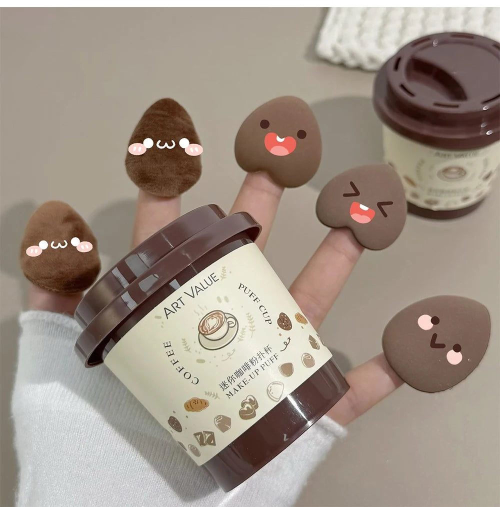 Mini Finger Makeup Sponge Set for Precision Application