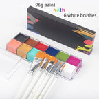 Professional Face and Body Painting Makeup Kit for Halloween