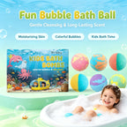 Moisturizing Fizzy Bath Bomb Set for Kids