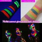 UV Neon Glow-in-the-Dark Face and Body Paint Kit