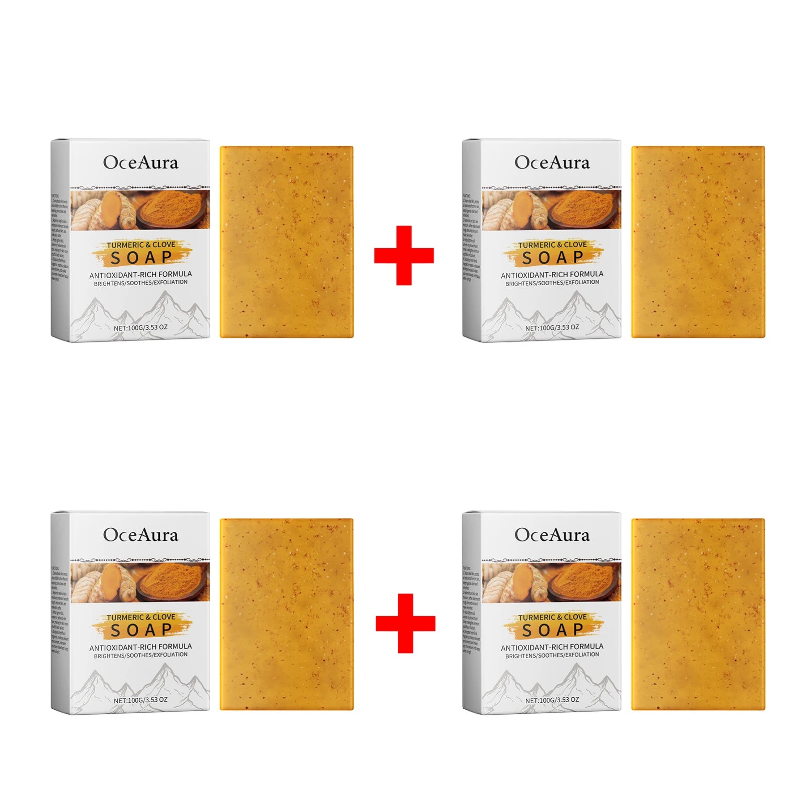 Brightening Turmeric and Clove Exfoliating Soap Bar - 14