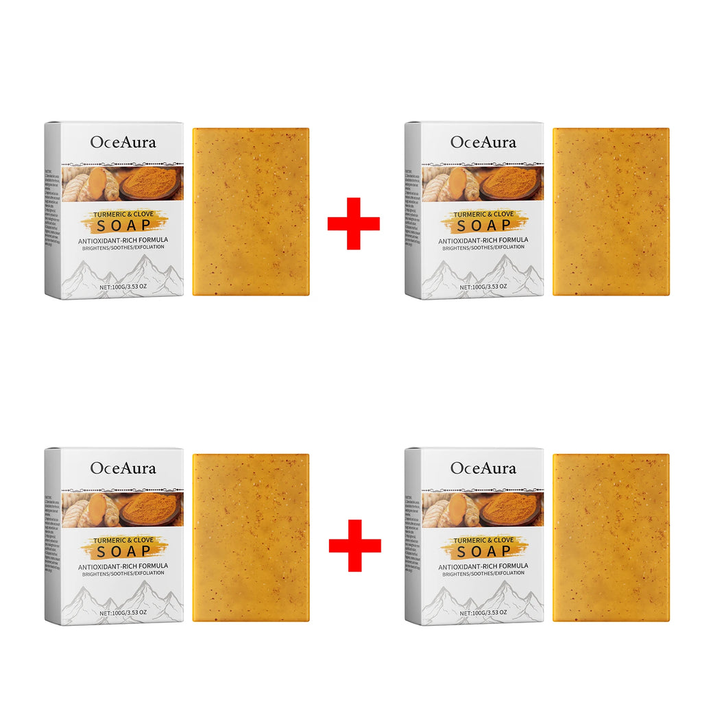 Brightening Turmeric and Clove Exfoliating Soap Bar