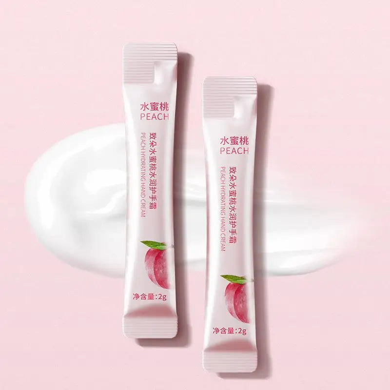 Portable Peach Moisturizing Hand Cream Sticks