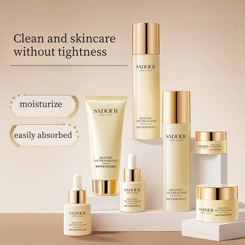 Luxurious 7-Piece Flower Nectar Skincare Set