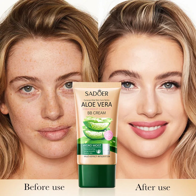 Aloe Vera Hydrating BB Cream Concealer for Flawless Coverage