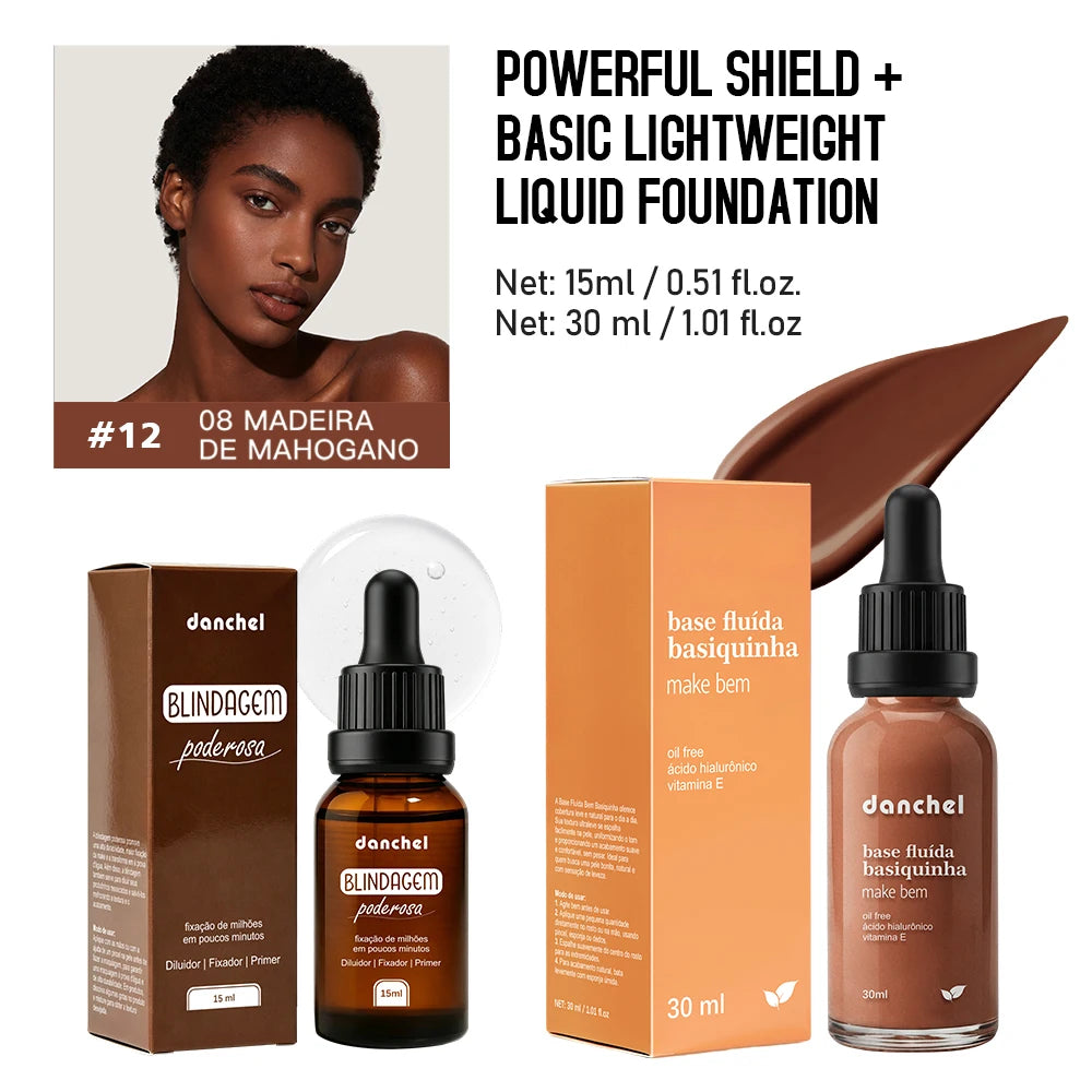 Waterproof Foundation and Primer Makeup Set
