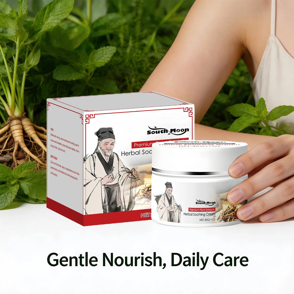 Herbal Soothing Relief Cream for Dry and Itchy Skin