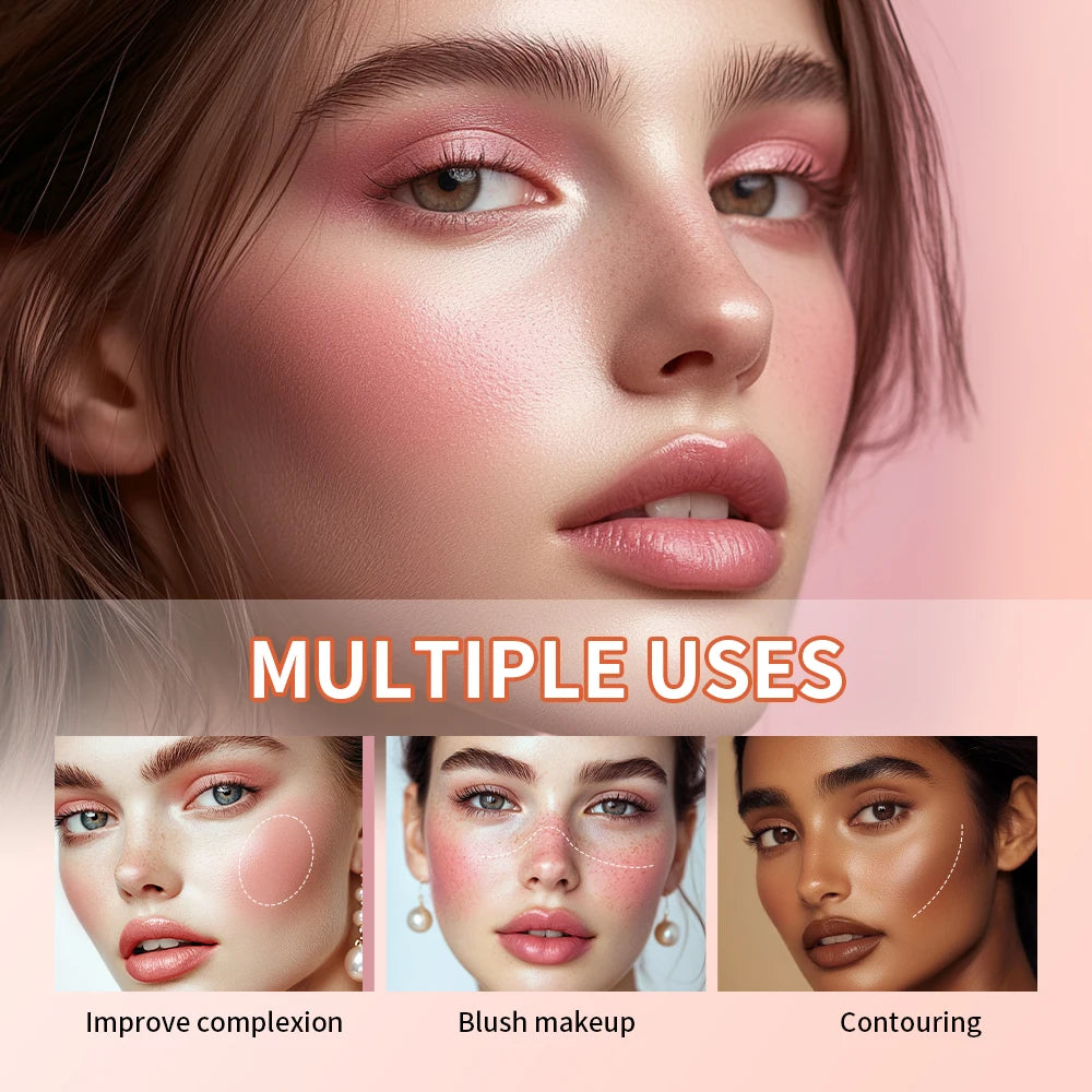 8-Color Cream Contour, Blush and Highlighter Palette