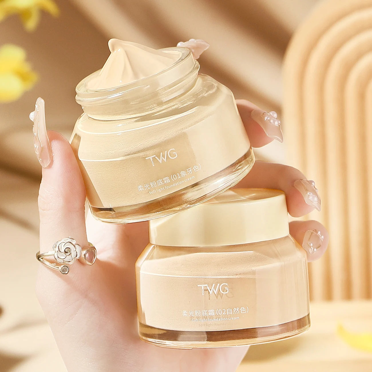 Buildable Soft Matte Liquid Foundation Cream - 8