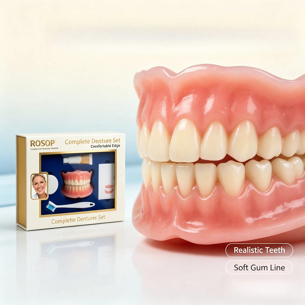 Cosmetic Temporary Denture Set for Natural Smile Makeover