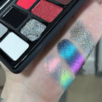 16-Color Punk Eyeshadow Palette for Bold Matte and Shimmer Looks