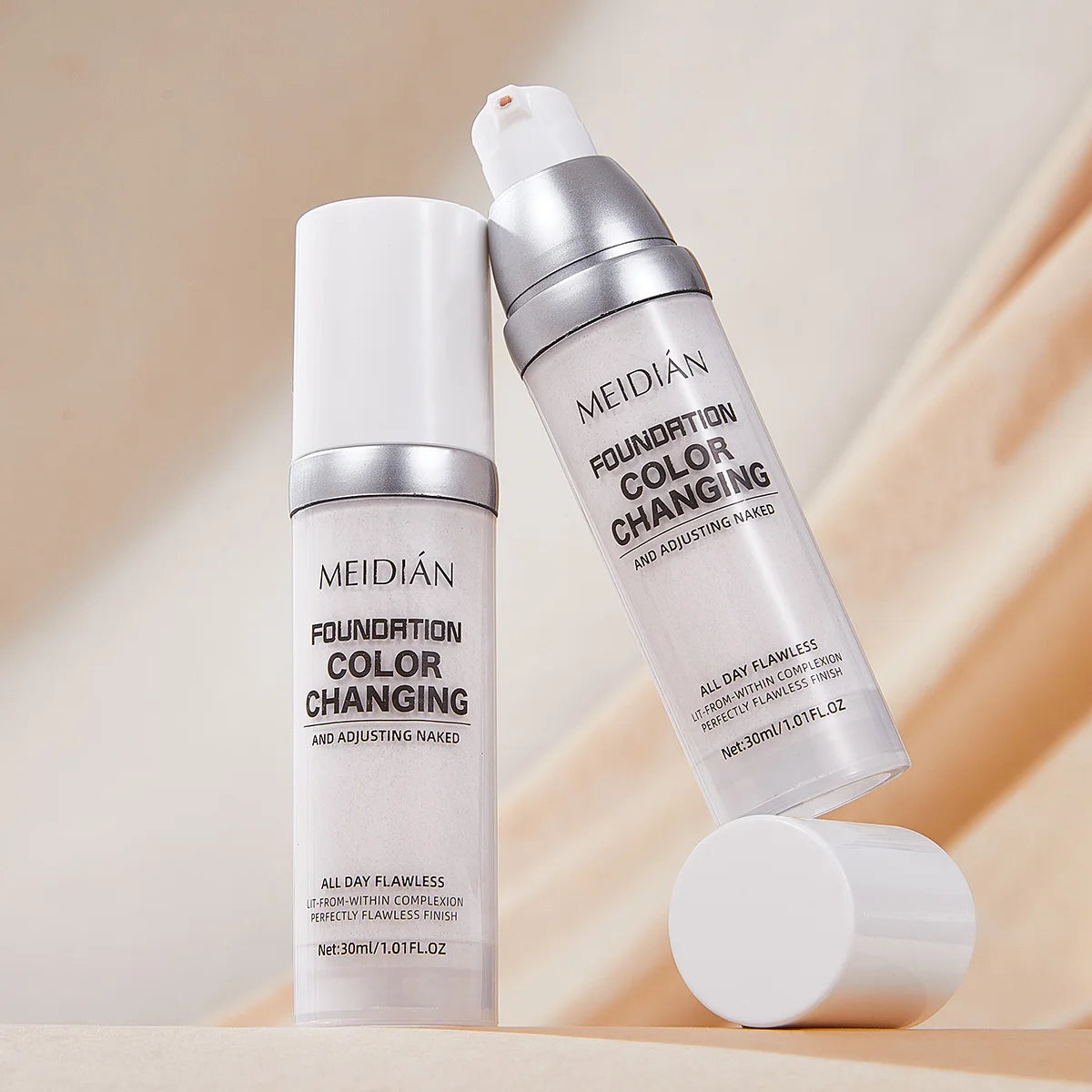 Color-Changing Liquid Foundation for Flawless Skin - 7