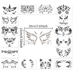 Reusable Face Painting Stencils for Parties and DIY Makeup