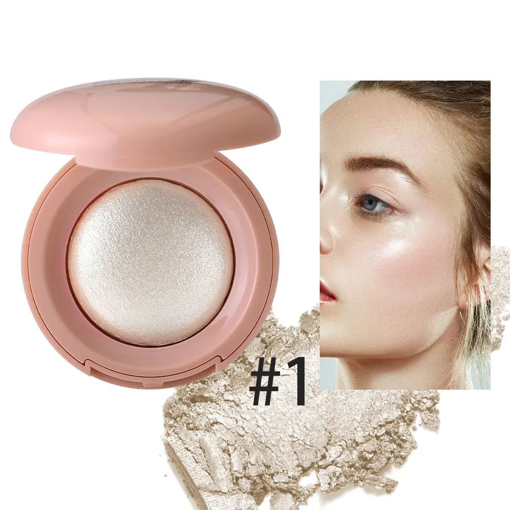 Shimmering Face Highlighter Powder for Natural Glow