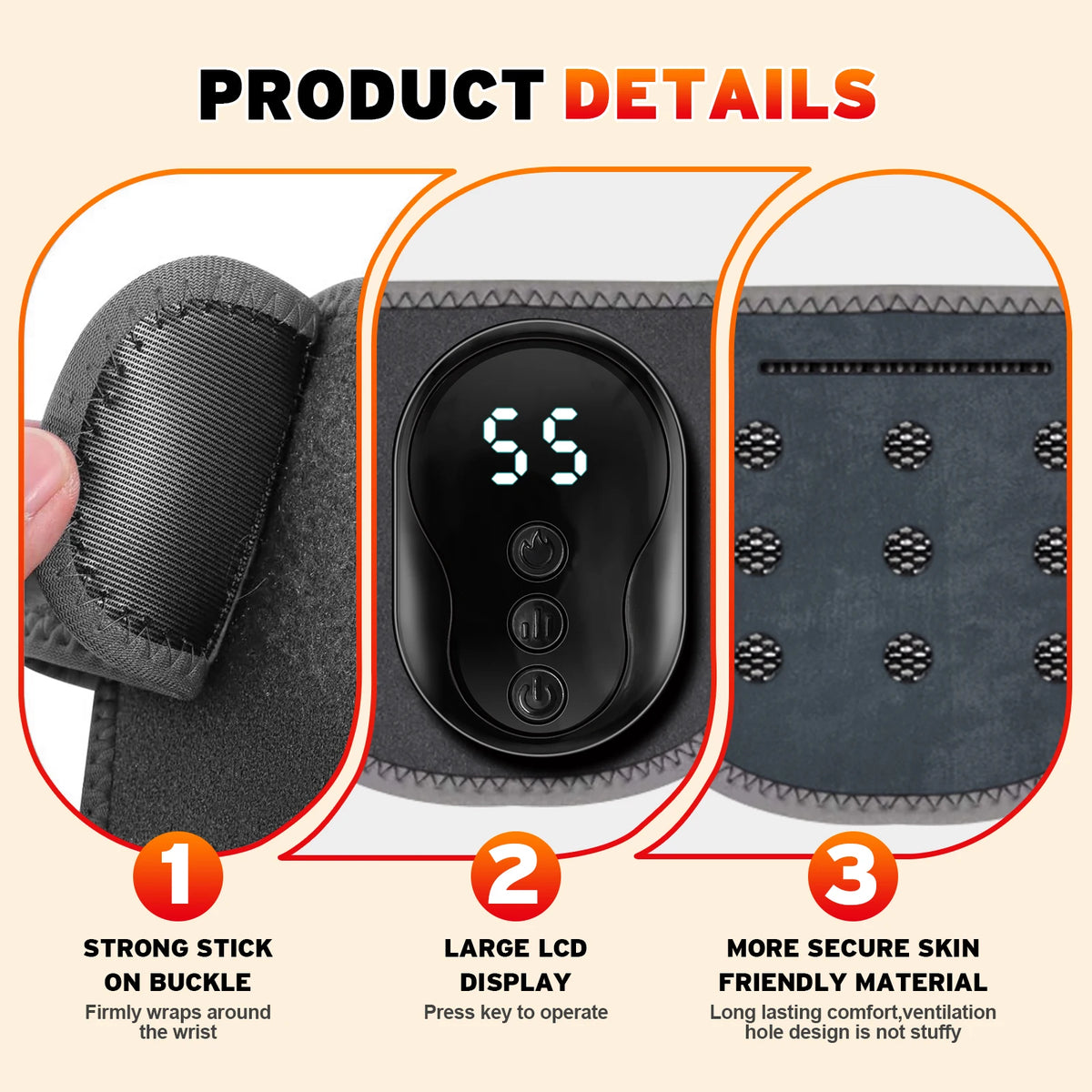 Vibration Massage Wrap for Ankle and Wrist Pain Relief