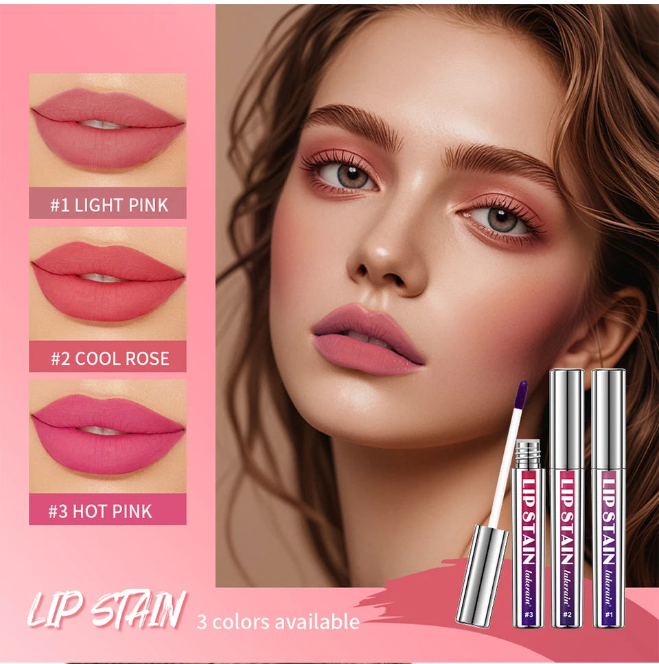 Waterproof Peel-Off Lip Stain Set - 9