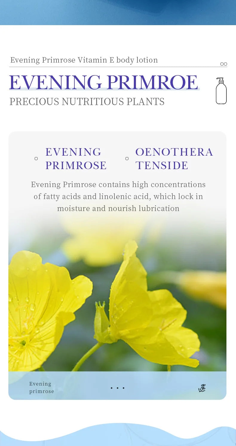 Evening Primrose Vitamin E Moisturizing Body Lotion 400ml - 10