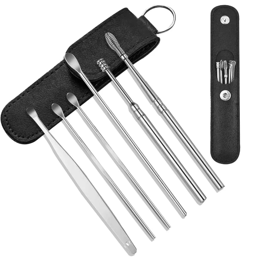 Stainless Steel Ear Wax Removal Tool Kit