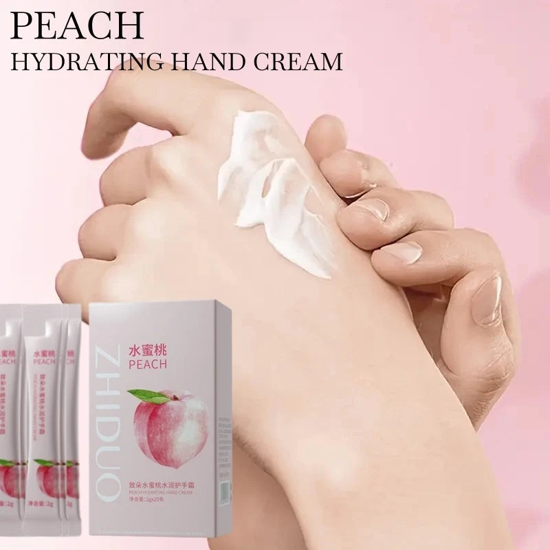 Portable Peach Moisturizing Hand Cream Sticks