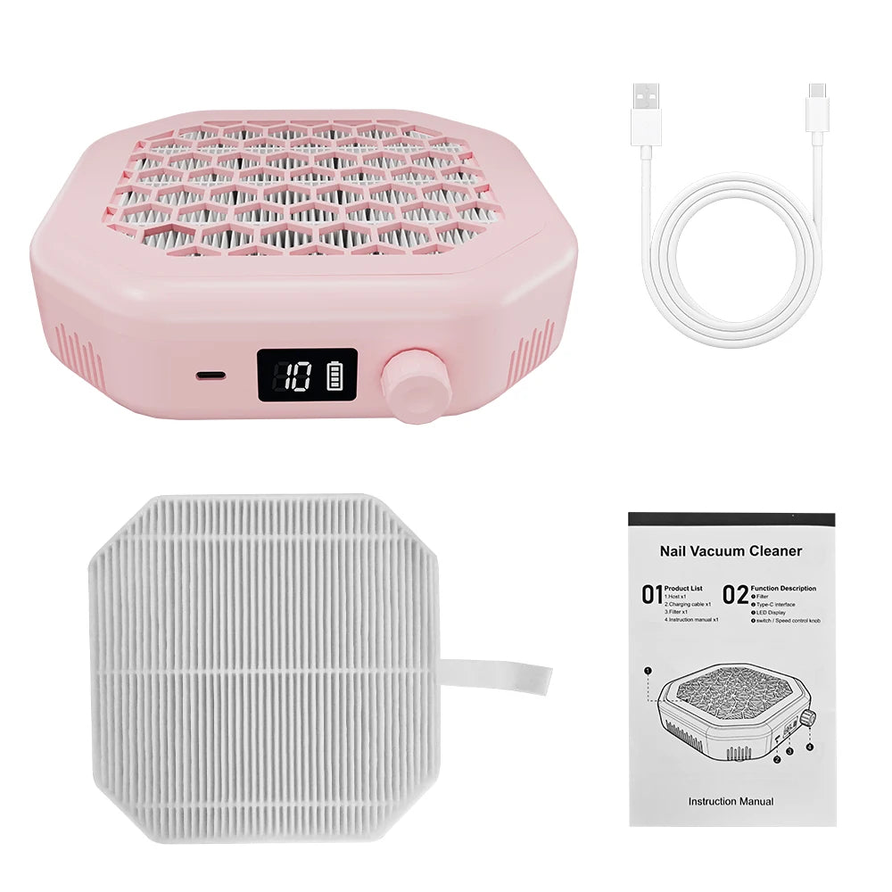 Portable Cordless Nail Dust Collector