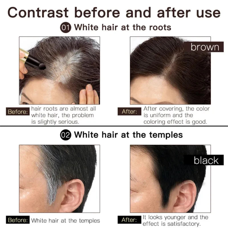 Temporary Hair Color Touch-Up Pen for Gray Coverage - 11