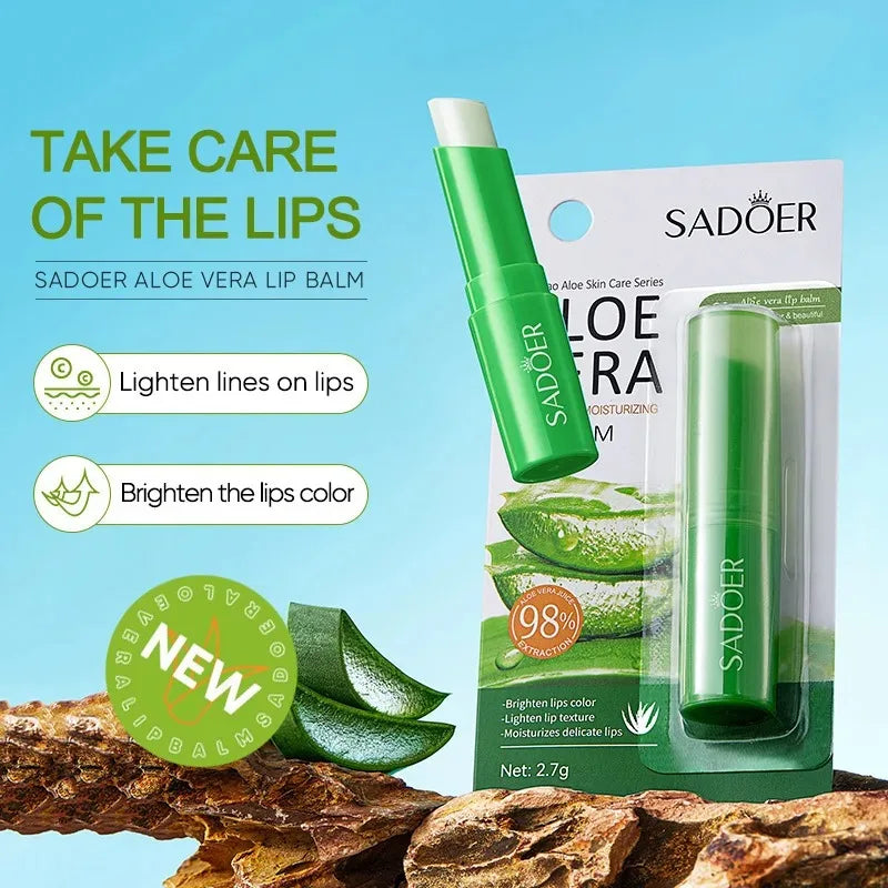 Aloe Vera Hydrating Lip Balm for Dry Chapped Lips