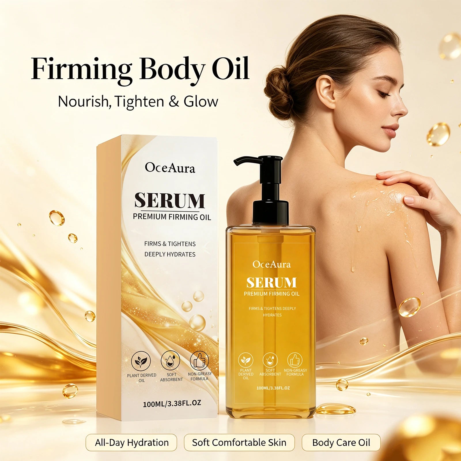 Firming Body Oil for Tightening and Smoothing Skin - 3