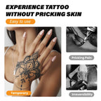 DIY Temporary Tattoo Gel Kit for Body Art