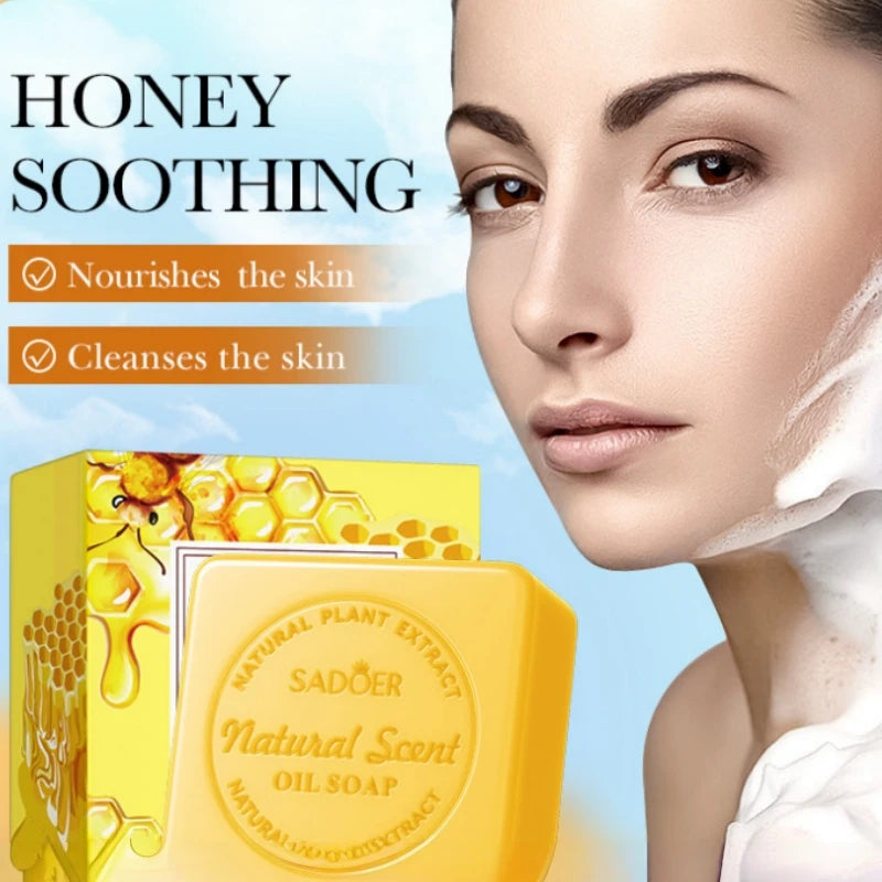 Natural Honey Handmade Cleansing Bar for Smooth Glowing Skin