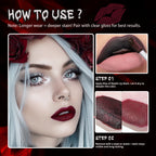 Bloody Matte Liquid Lip Stain for Halloween and Gothic Makeup