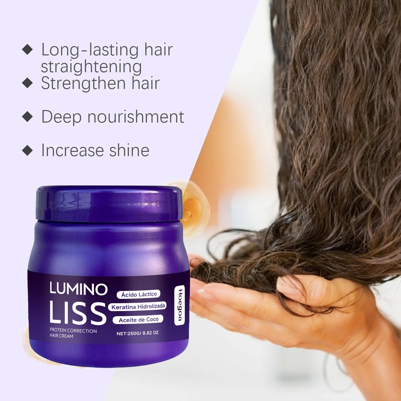 Protein Correction Hair Straightening and Smoothing Cream - 14