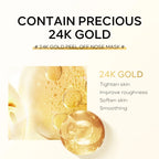 24K Gold Deep Cleansing Pore Peel-Off Nose Mask