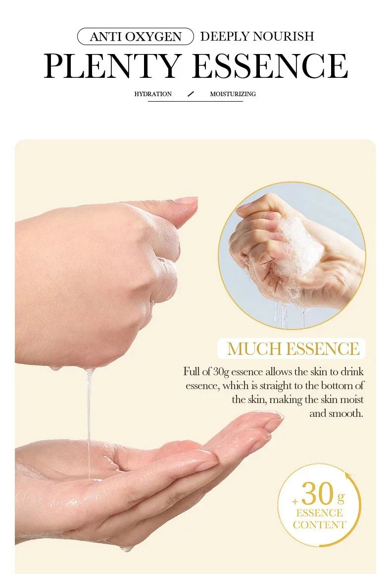 Snail Essence Anti-Wrinkle Hydrating Face Mask Set - 11