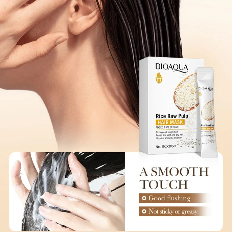 Rice Extract Deep Repair Hair Mask Treatment