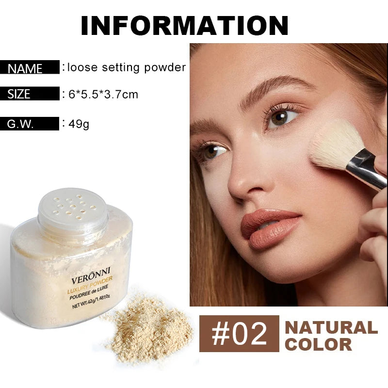 Matte Finish Banana Setting Powder for Flawless Makeup