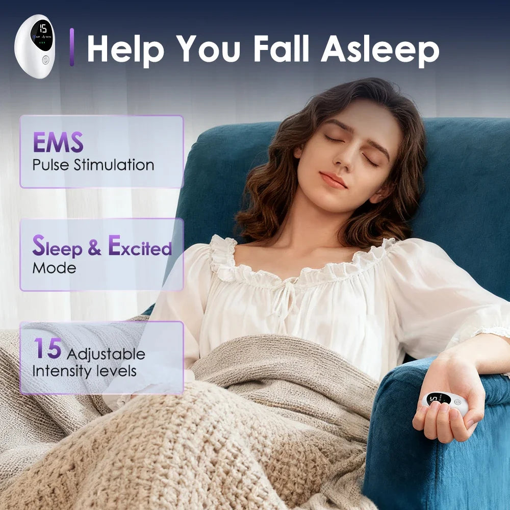 Microcurrent Handheld Sleep Aid and Stress Relief Device - 2