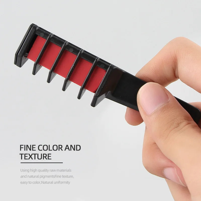 Temporary Hair Color Chalk Combs for Kids and Adults