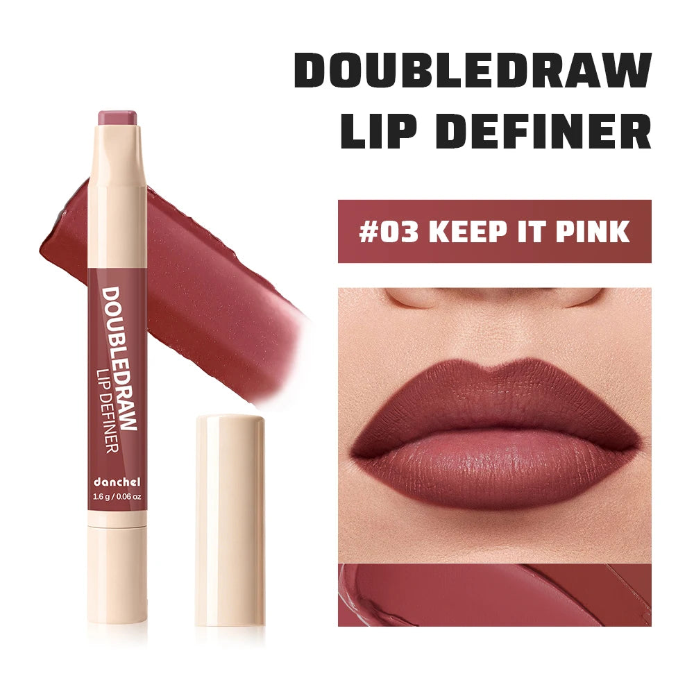 2-in-1 Dual Ended Lip Liner and Matte Lipstick