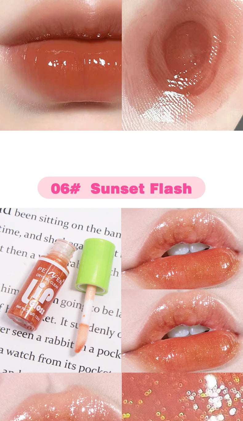 Hydrating Crystal Lip Gloss Set for Smooth Lips