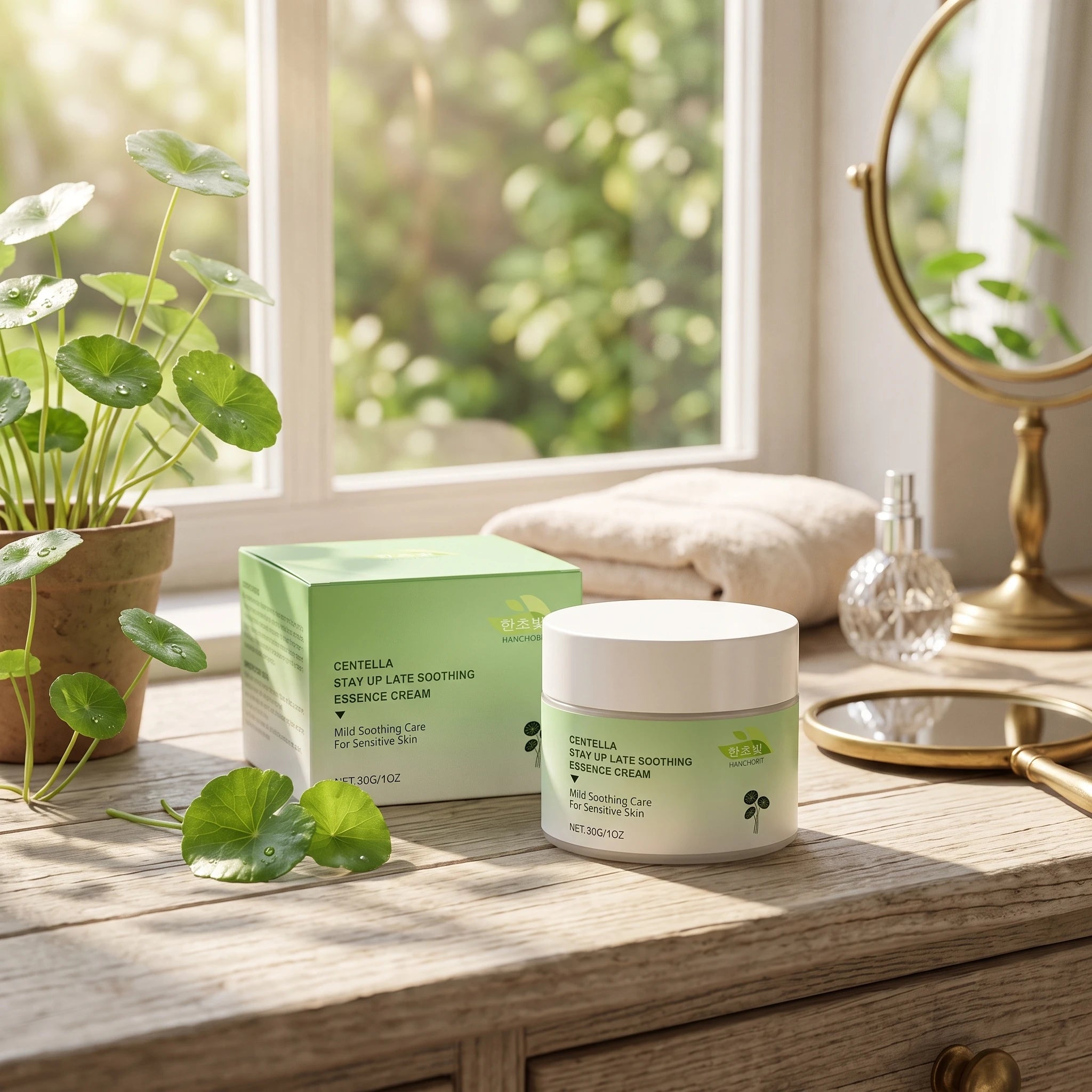 Centella Asiatica Soothing Facial Cream for Sensitive Skin - 1