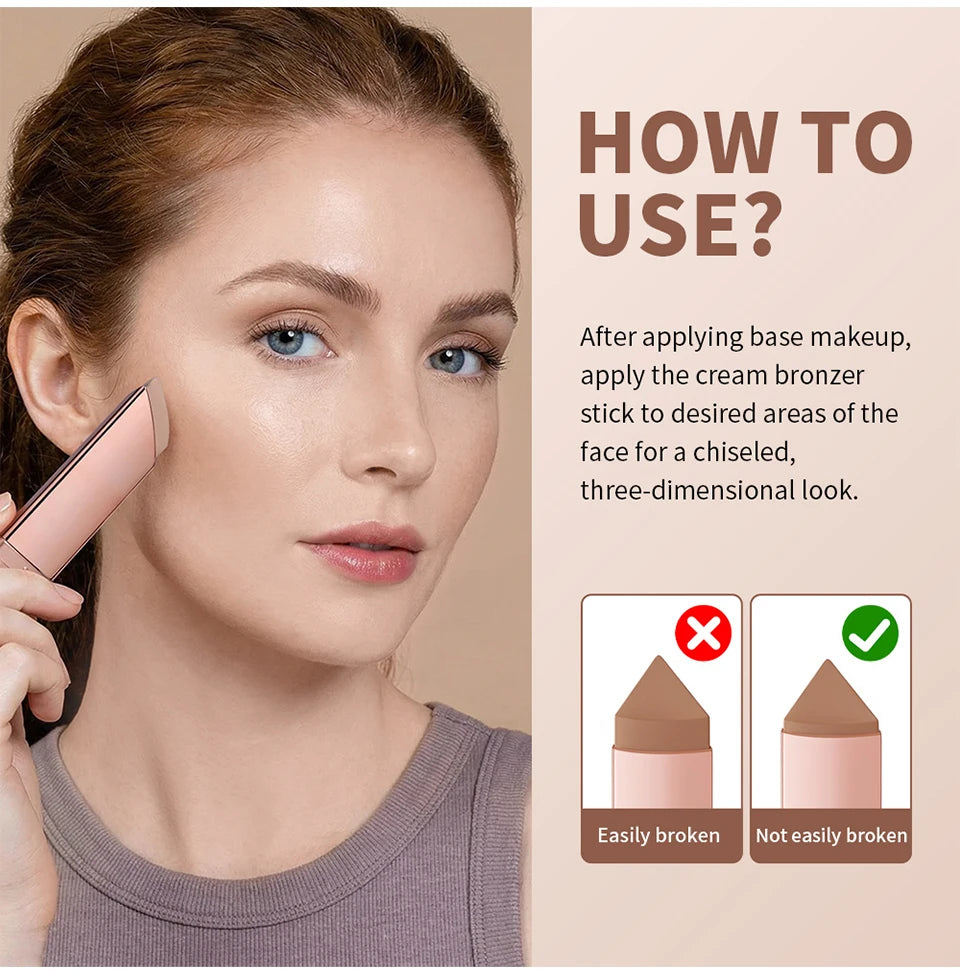 Cream Bronzing and Sculpting Contour Stick