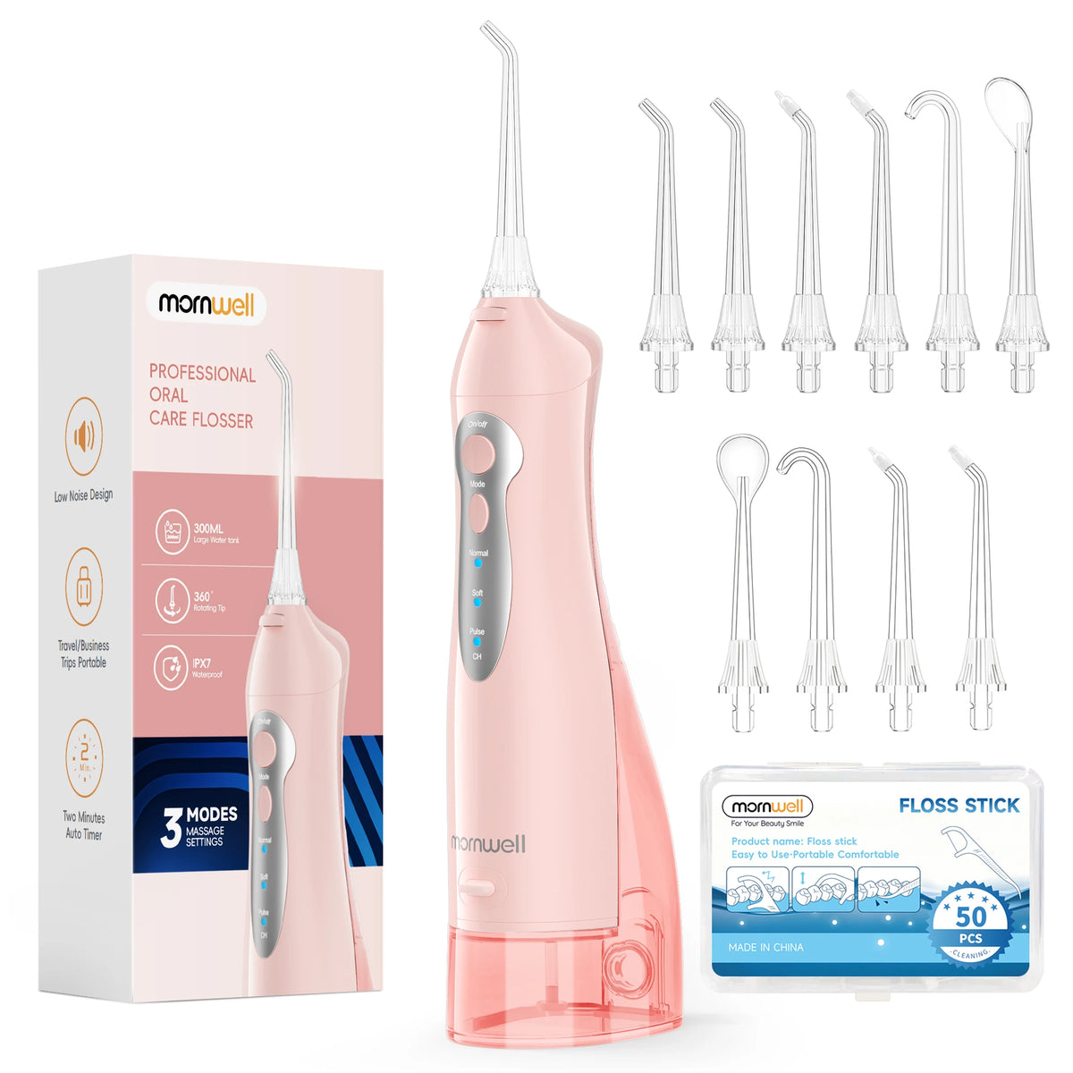 Portable Rechargeable Electric Water Flosser for Teeth