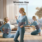 Cordless Heated Vibration Back Massager Belt