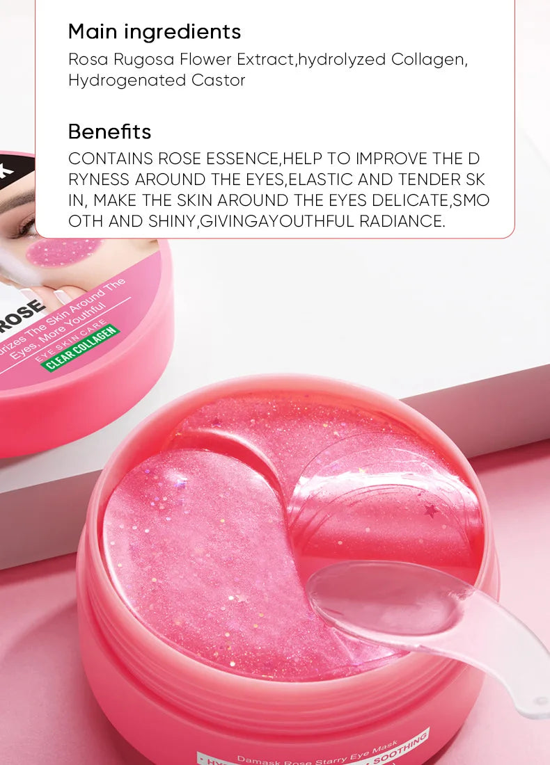 Rose Collagen Hydrating Eye Mask Patches