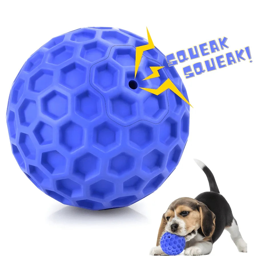 Bite-Resistant Interactive Honeycomb Dog Ball
