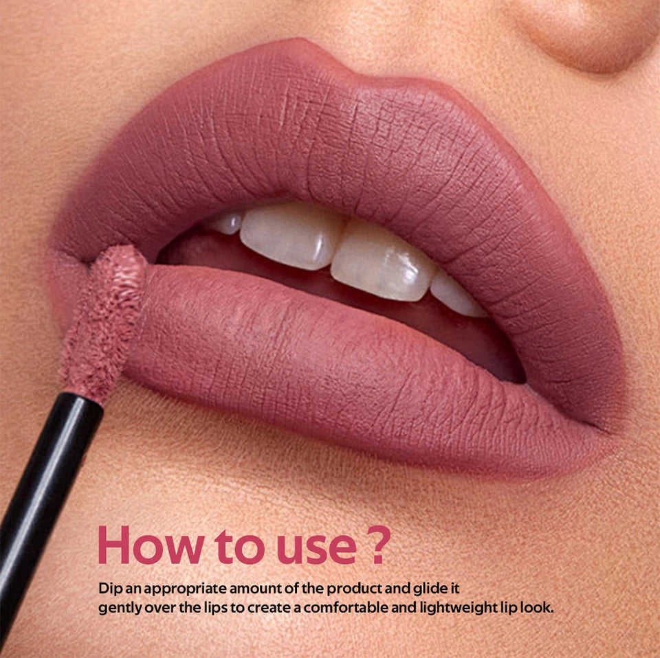 Long-Lasting Waterproof Matte Lip Tint - 15