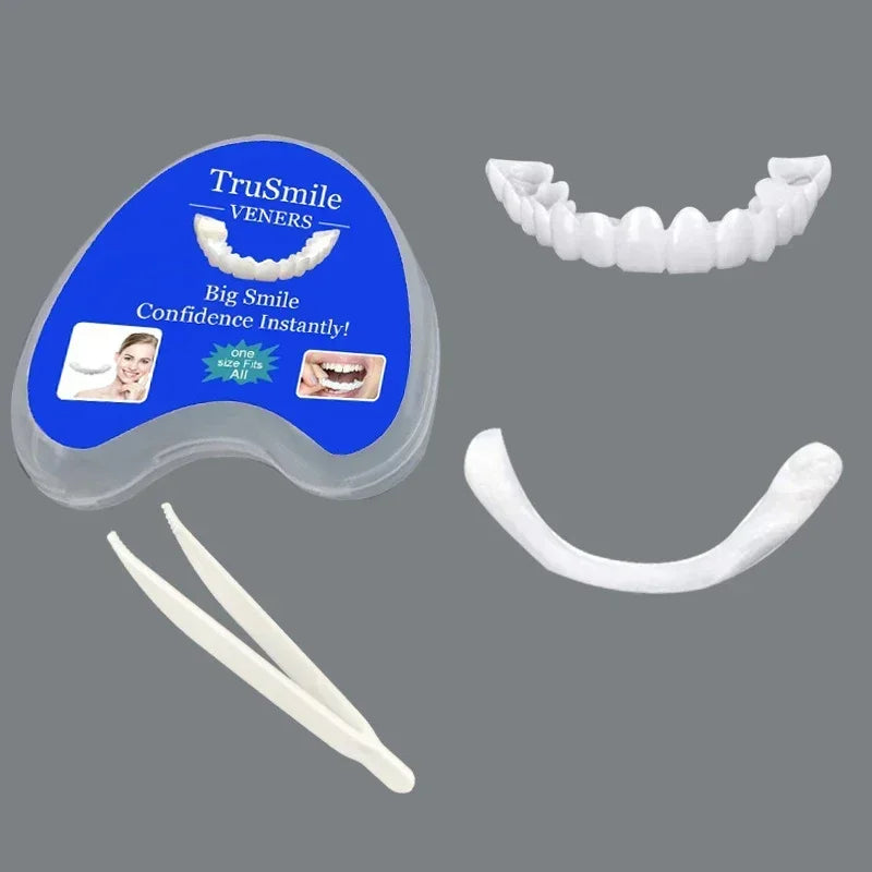 Snap-On Instant Smile Veneers for Temporary Teeth Whitening