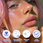 Waterproof Body Shimmer Glitter Gel for Face and Body