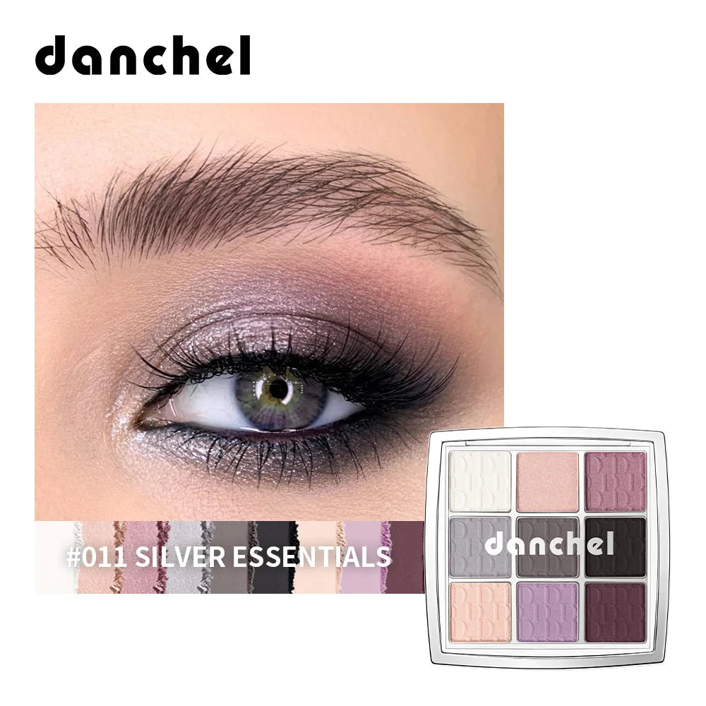 9-Color Professional Eyeshadow Palette for Daily and Party Looks